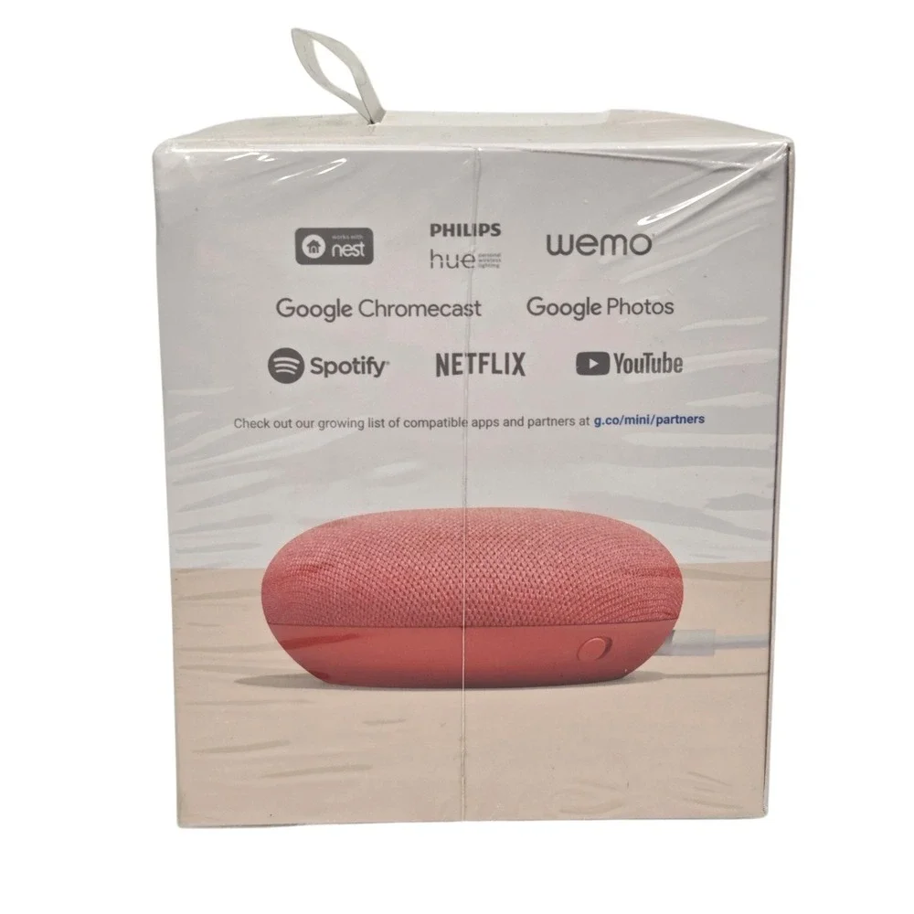 Google Home Mini 1st Gen Smart Speaker Coral GA00217 NIB NEW SEALED
